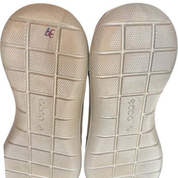 Ecco Soft 5 Slip On Leather Comfort Shoes - Warm Gray/Moon Rock - 39 (8.5) - Picture 9 of 9